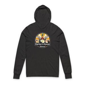Unisex Hooded Tee - Harley's House Rescue
